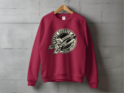 Space Shuttle Mission Failed Graphic Print Sweater - Design & Vybe