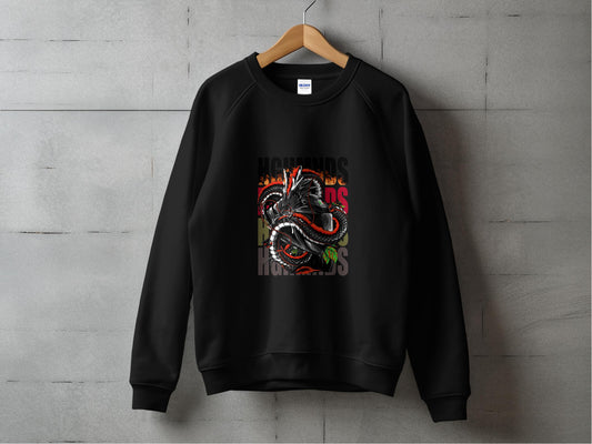 Fierce Dragon Design Black Apparel Clothing product