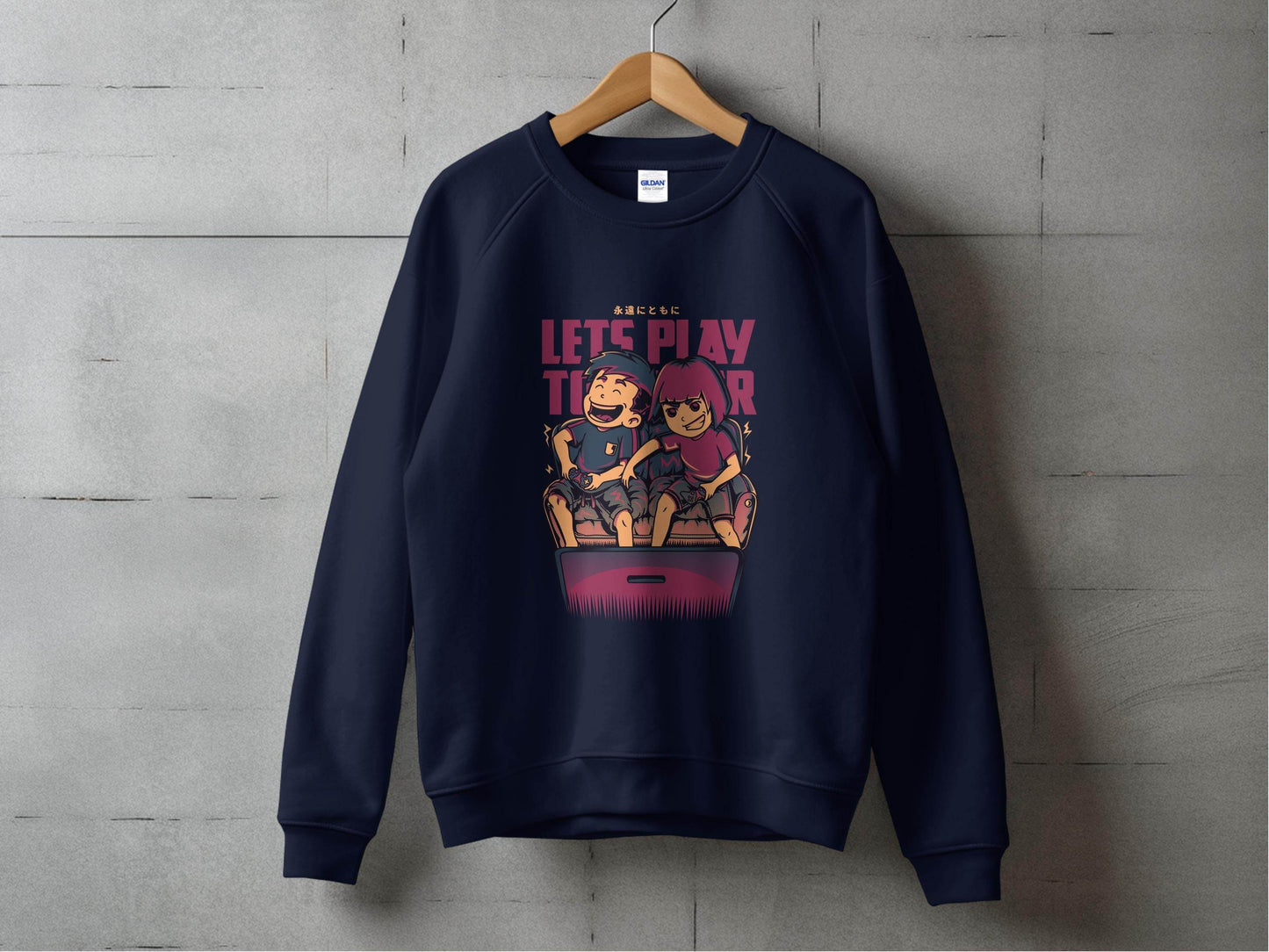 Lets Play Together Gaming Console Video Games Sweater - Design & Vybe