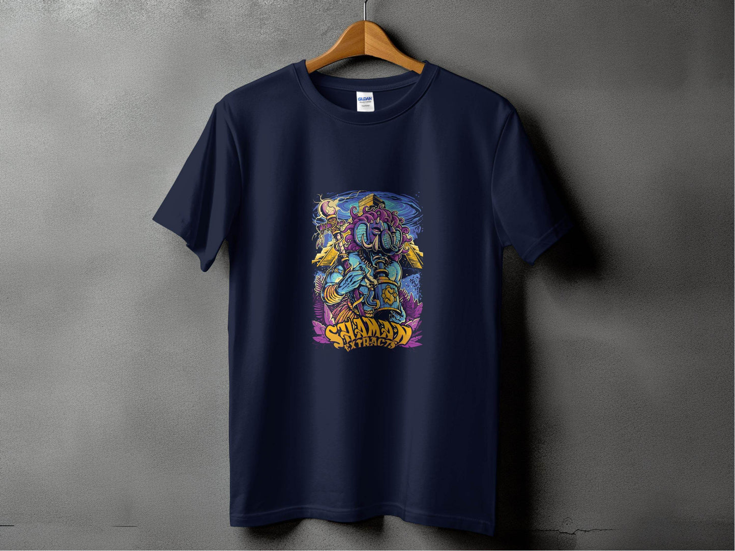 Shaman Extracts Colorful Design Graphic Artwork T-Shirt - Design & Vybe