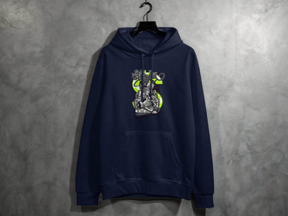 Urban Street Art Graffiti Character Design Printed Hoodie - Design & Vybe
