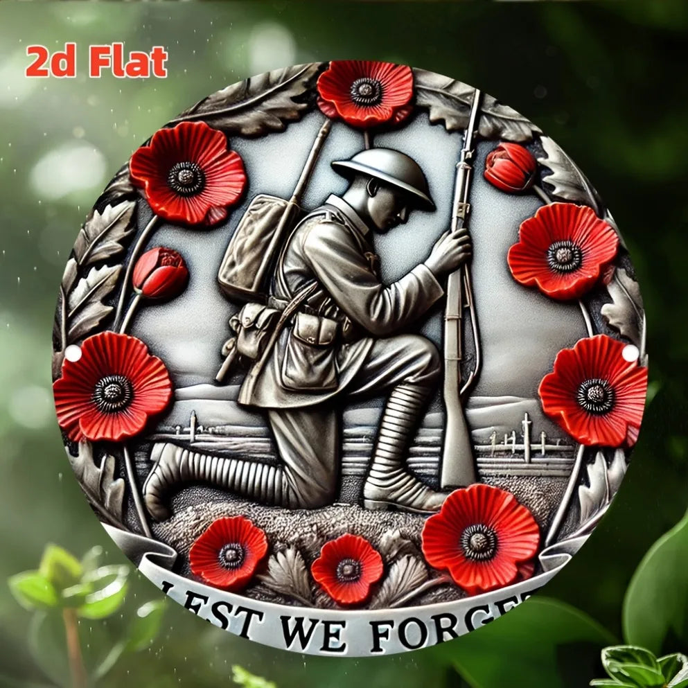 In Memory of Sacrifice and Glory - Metal Decoration Art