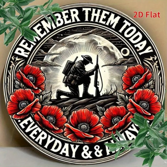 Don’t Forget" Reminder Metal Art Decor