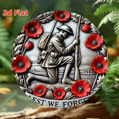 In Memory of Sacrifice and Glory - Metal Decoration Art