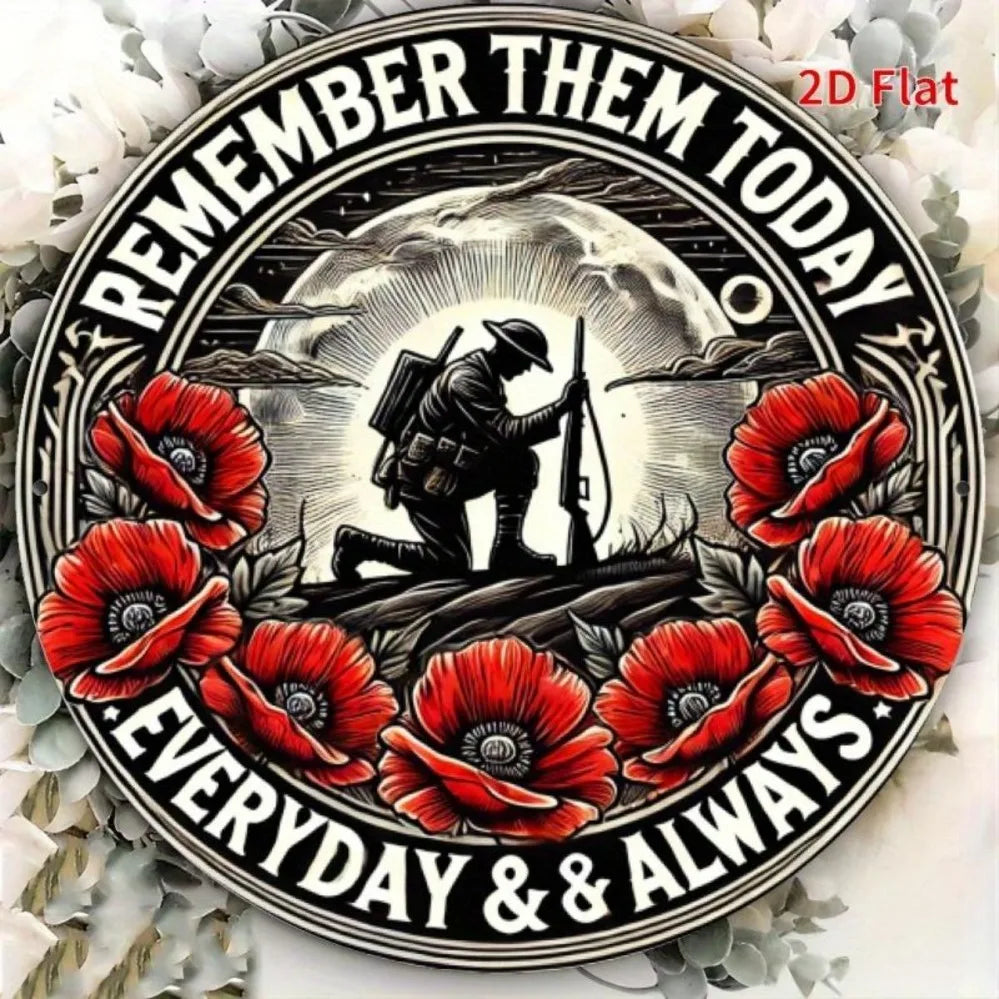 Don’t Forget" Reminder Metal Art Decor