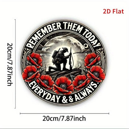 Don’t Forget" Reminder Metal Art Decor