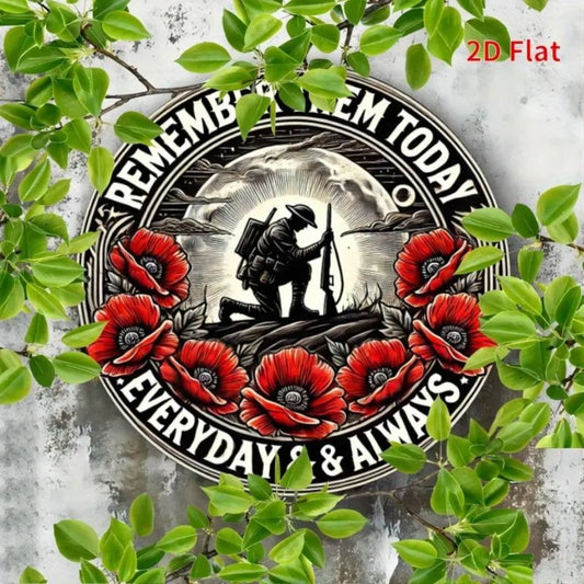 Don’t Forget" Reminder Metal Art Decor