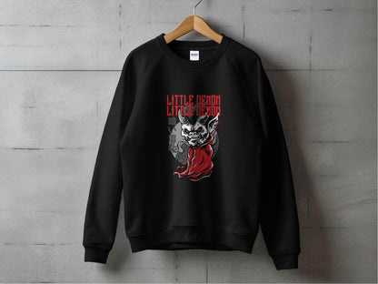 Little Demon Graphic Japanese Art Style Sweater - Design & Vybe