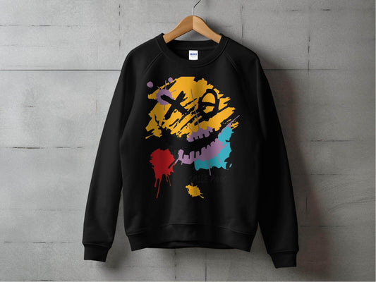 Colorful Smile Mood Abstract Art Sweater - Design & Vybe