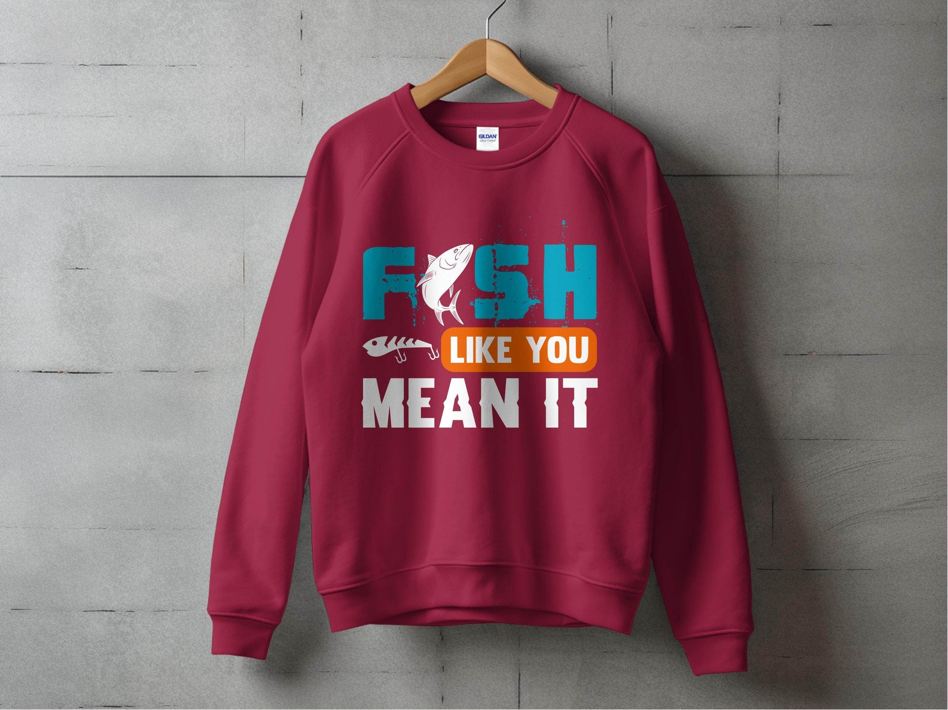 Funky Fish Like You Meant It Graphic Sweater - Design & Vybe