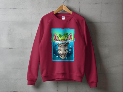 Fun Donkey Island Summer Vibes Graphic Sweater - Design & Vybe