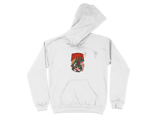 Dragon Design White Hoodie Sweatshirt product