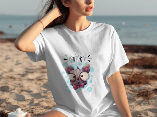 Funny Cartoon Kitty Beachwear T-Shirt product