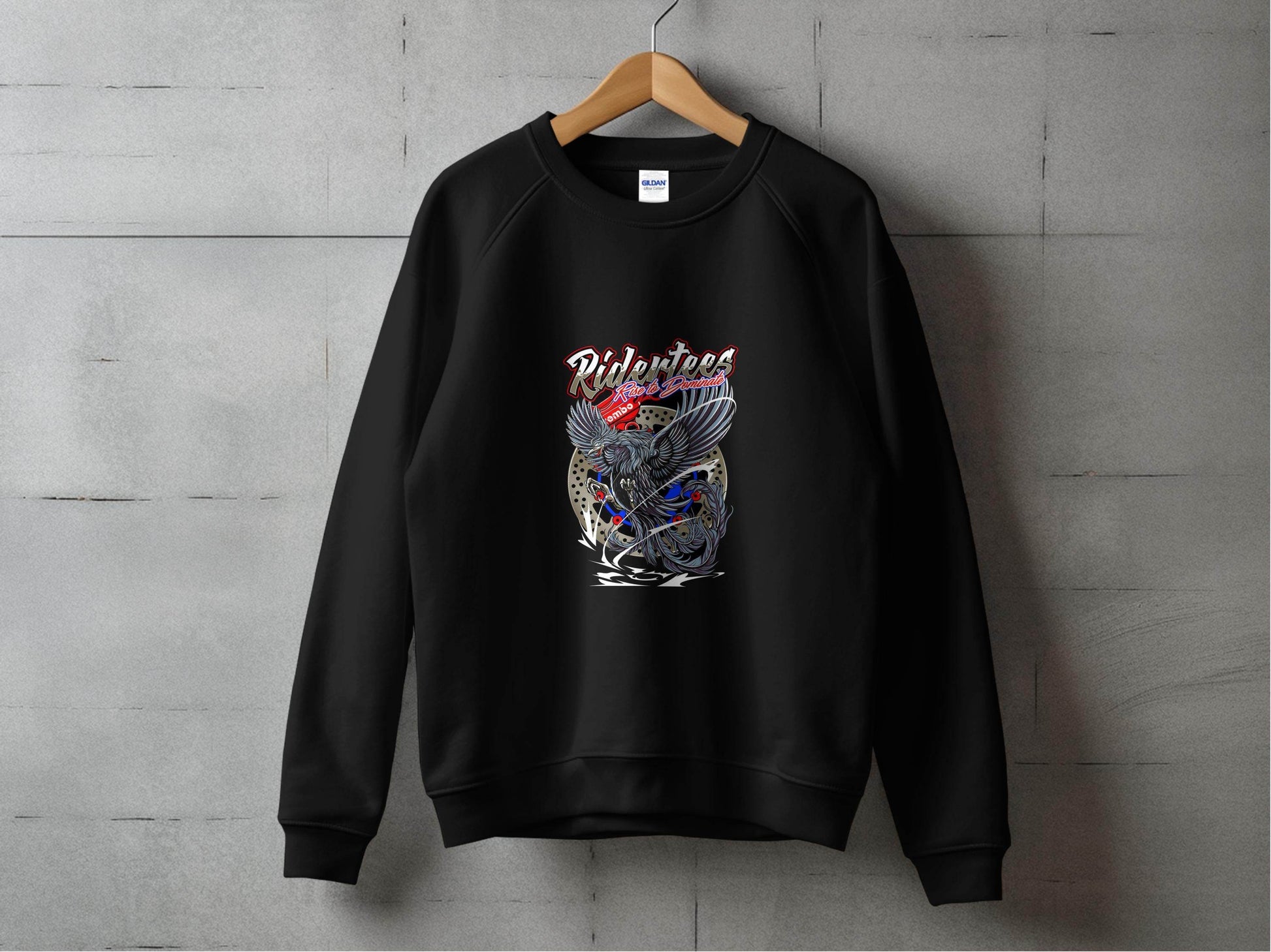 Ridertees Rise to Dominate Phoenix Design Graphic Sweater - Design & Vybe