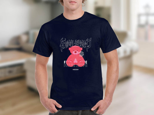 False Hope Teddy Premium Quality Graphic Design T-Shirt - Design & Vybe