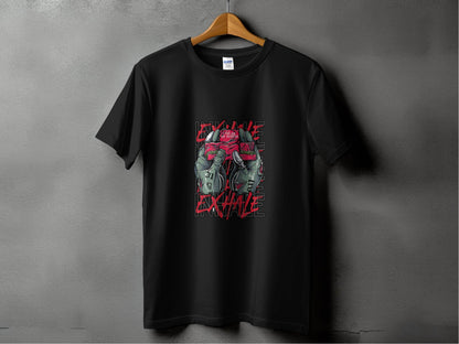 Inhale Exhale I Roll Up My Medicine Graphic Design T-Shirt - Design & Vybe