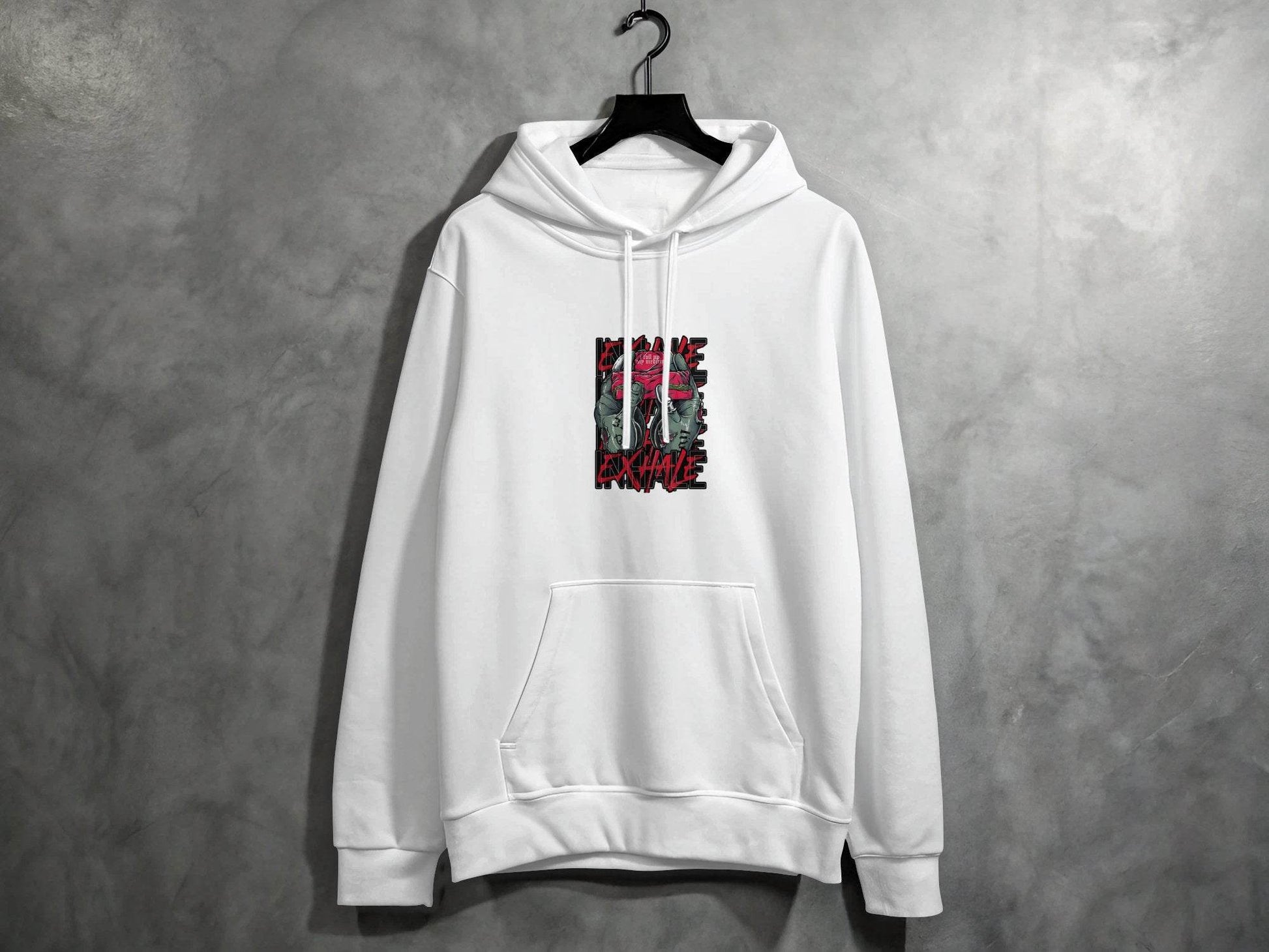 Inhale Exhale I Roll Up My Medicine Graphic Design Hoodie - Design & Vybe