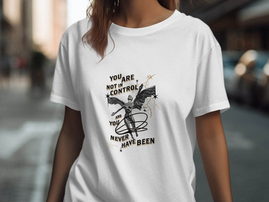 You Are Not In Control Dept 27 Project Graphic T-Shirt - Design & Vybe