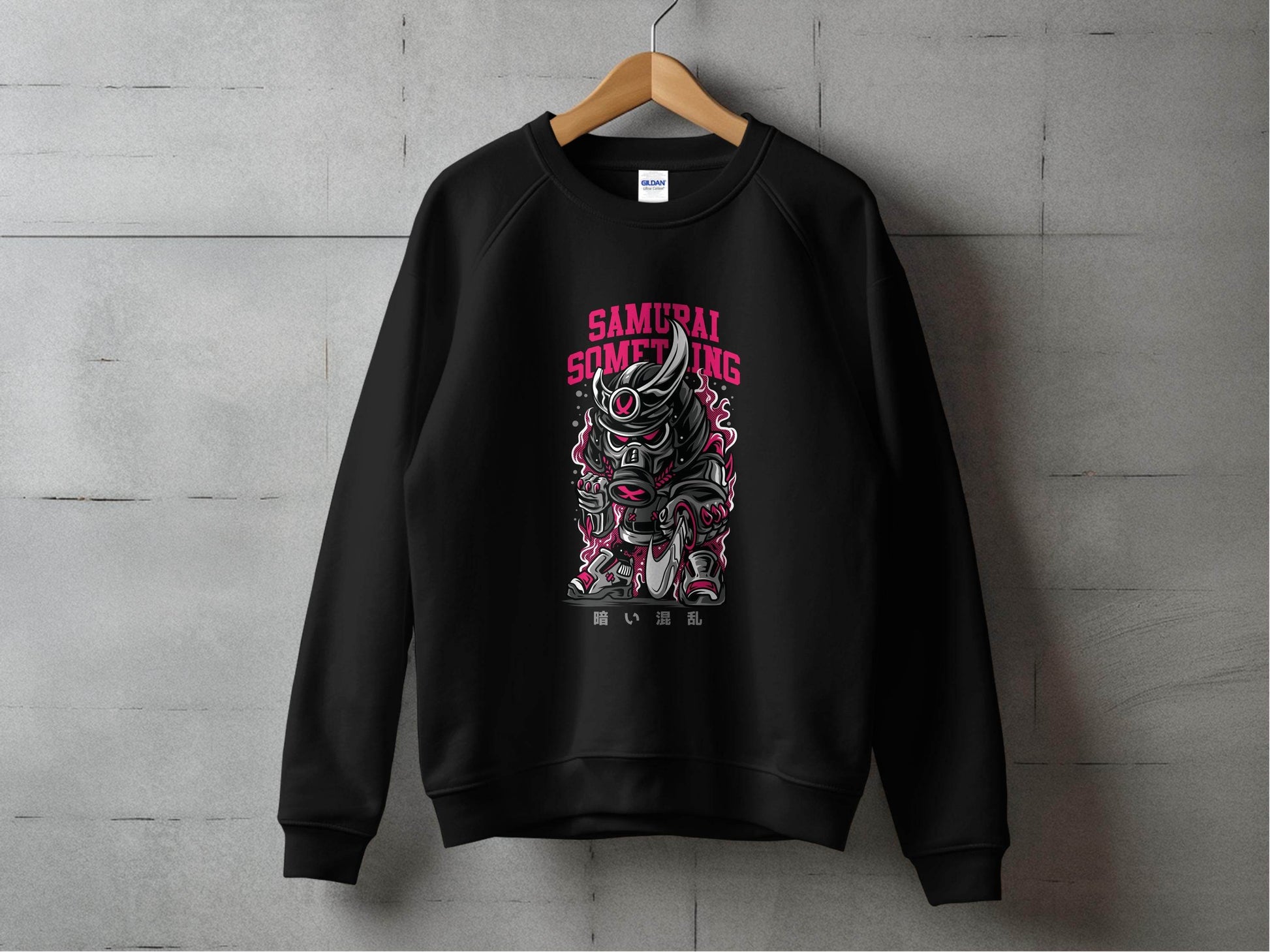 Samurai Something Design Featuring Swords and Shoes Sweater - Design & Vybe