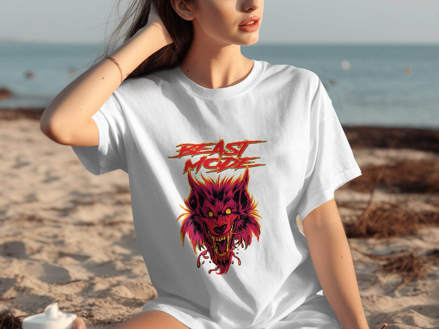 Beast Mode Graphic Print On Premium Quality Unisex T-Shirt - Design & Vybe