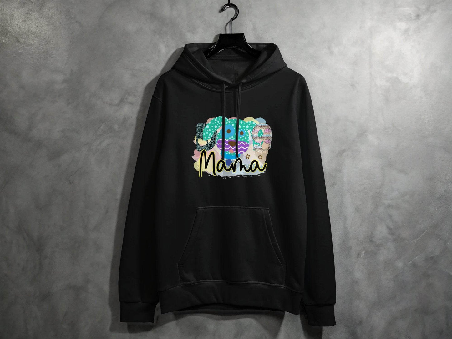 Dog Mama Colorful Graphic Design Great Gift Idea Hoodie - Design & Vybe