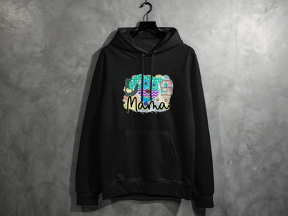 Dog Mama Colorful Graphic Design Great Gift Idea Hoodie - Design & Vybe