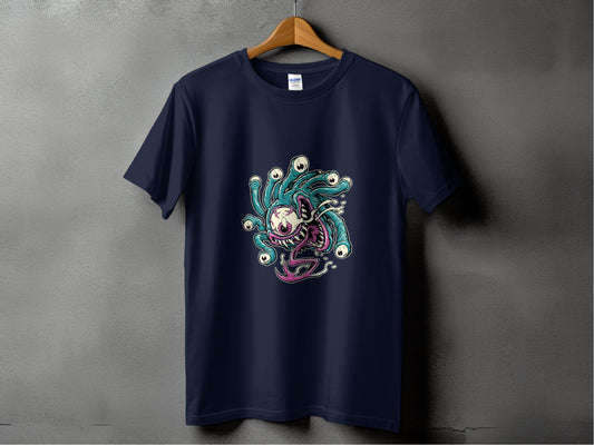 Men's Monster Eye Graphic Shirt Casual Tee product