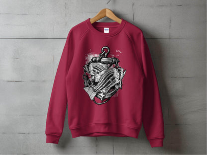 Fishing Inspired Nautical Graphic Sweater - Design & Vybe
