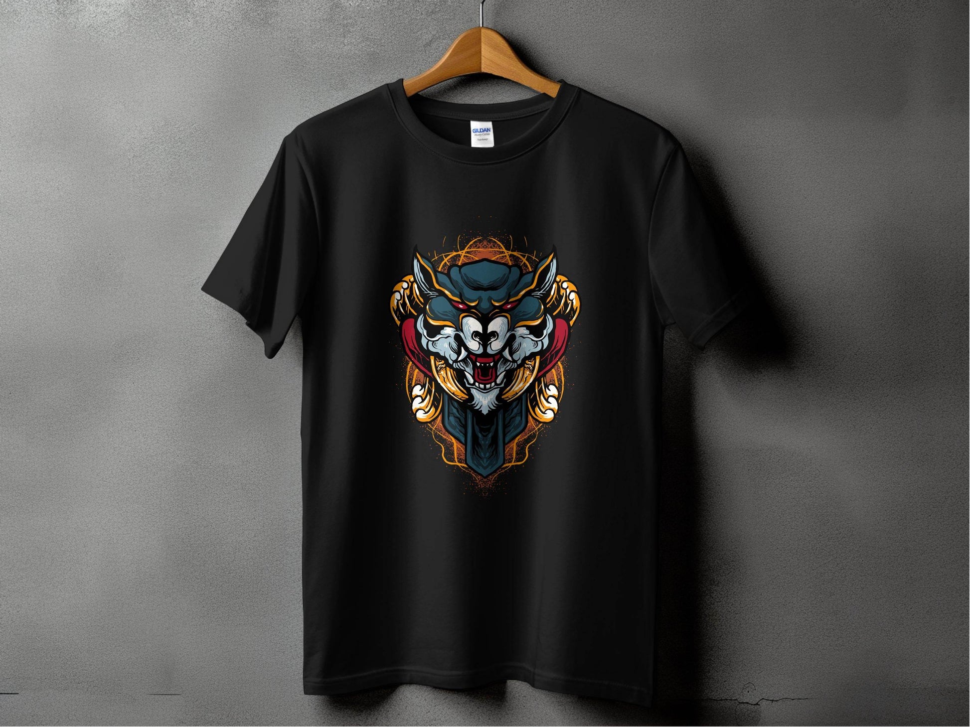 Fierce Design T-Shirt Stylish Exclusive Graphic T-Shirt - Design & Vybe