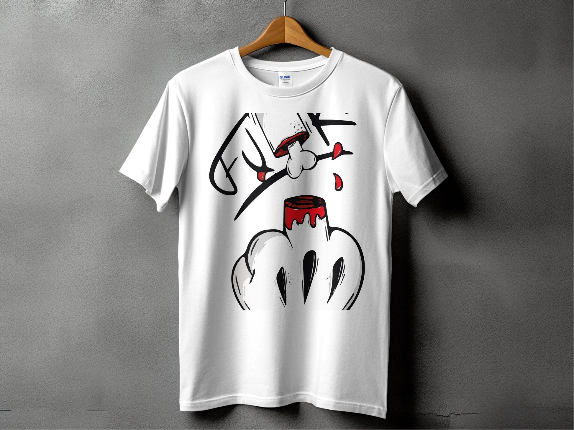 Unique Graphic White Casual T-shirt Novelty Apparel product type