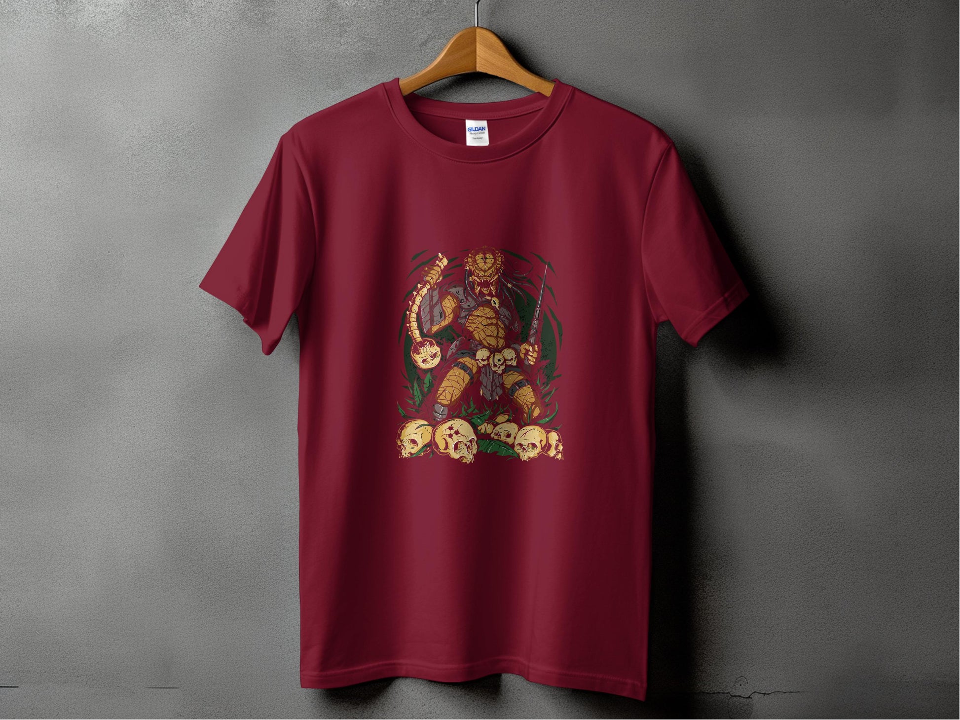 Fearless Warrior With Skull Accents T-shirt Product