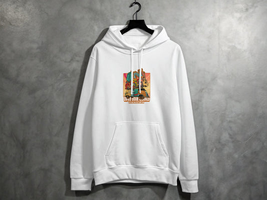 Vintage Style Graphic Hoodie with Unique Design product