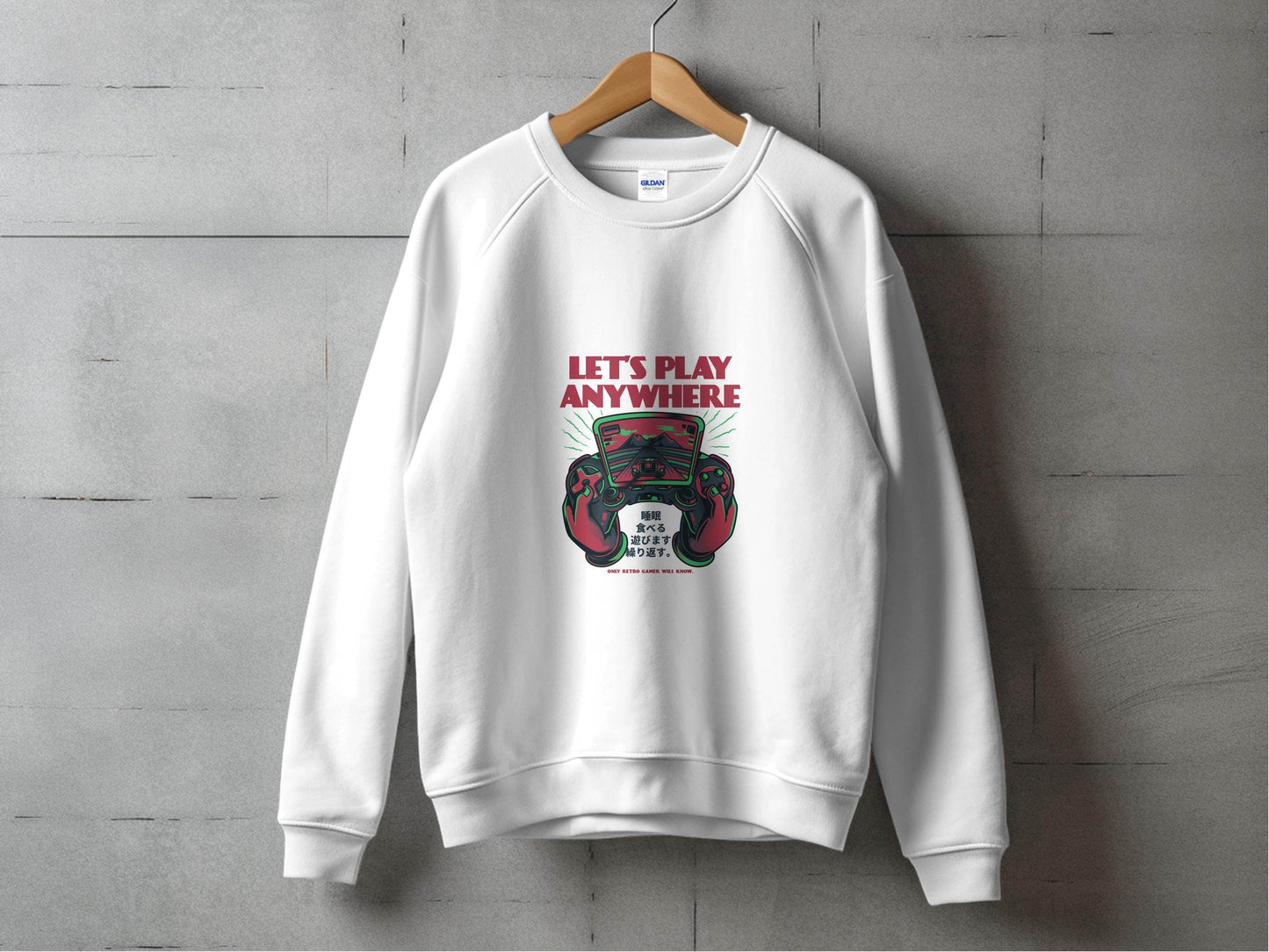 Let's Play Anywhere Retro Gamer Will Know It Hoodie - Design & Vybe