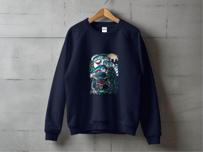 Monstrous Creatures Graphic Design Artwork Sweater - Design & Vybe