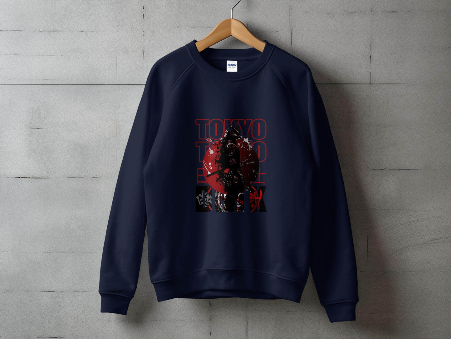 TOKYO Samurai Warrior Japan Style Art Sweater - Design & Vybe