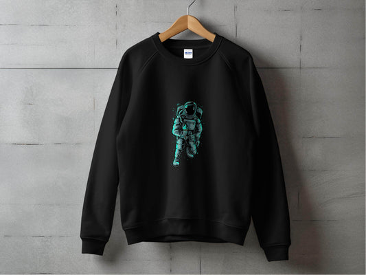 Astronaut with Ice Cream Graphics Cool Print For Sweater - Design & Vybe