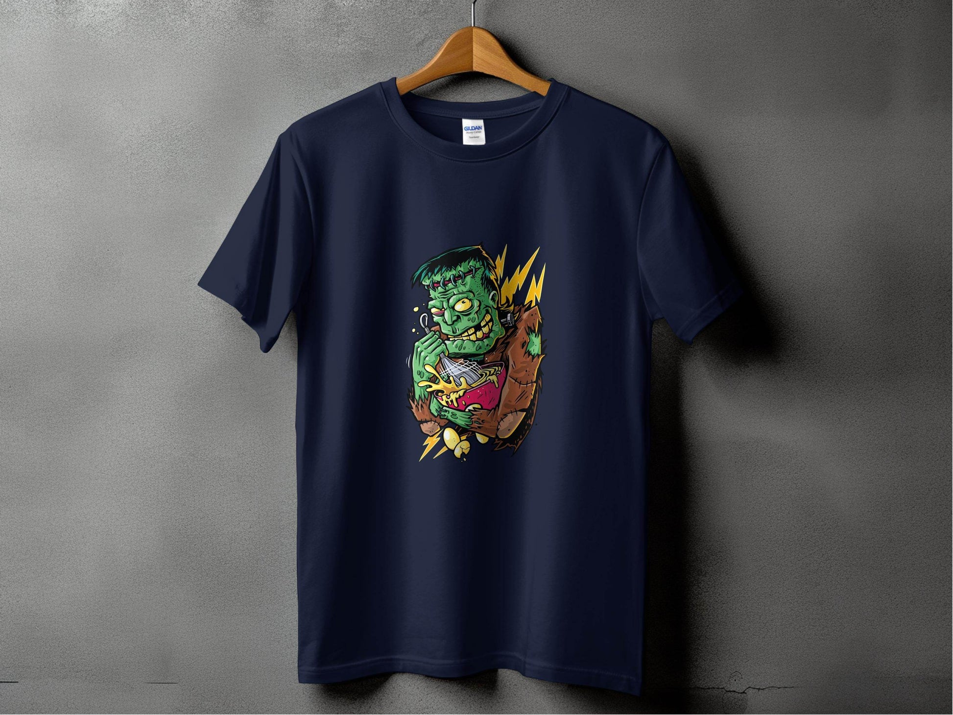 Mad Frankenstein Mixing Potion Funny Halloween T-Shirt - Design & Vybe