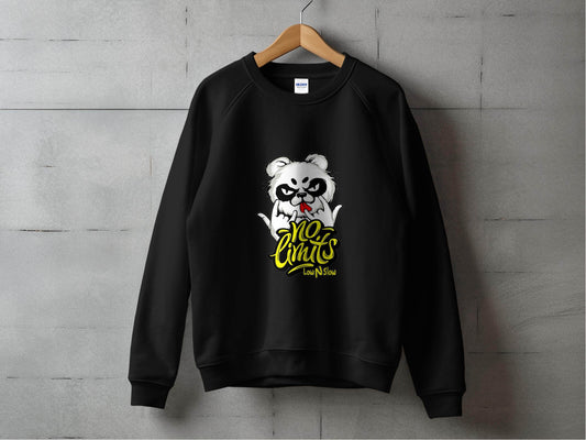 No Limits with Cool Panda Low N Slow Graphic Hoodie - Design & Vybe