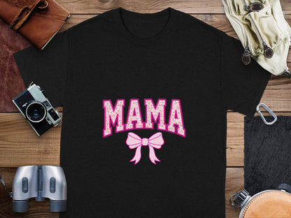 Floral Mama With Bow Graphic Design For Moms T-Shirt - Design & Vybe