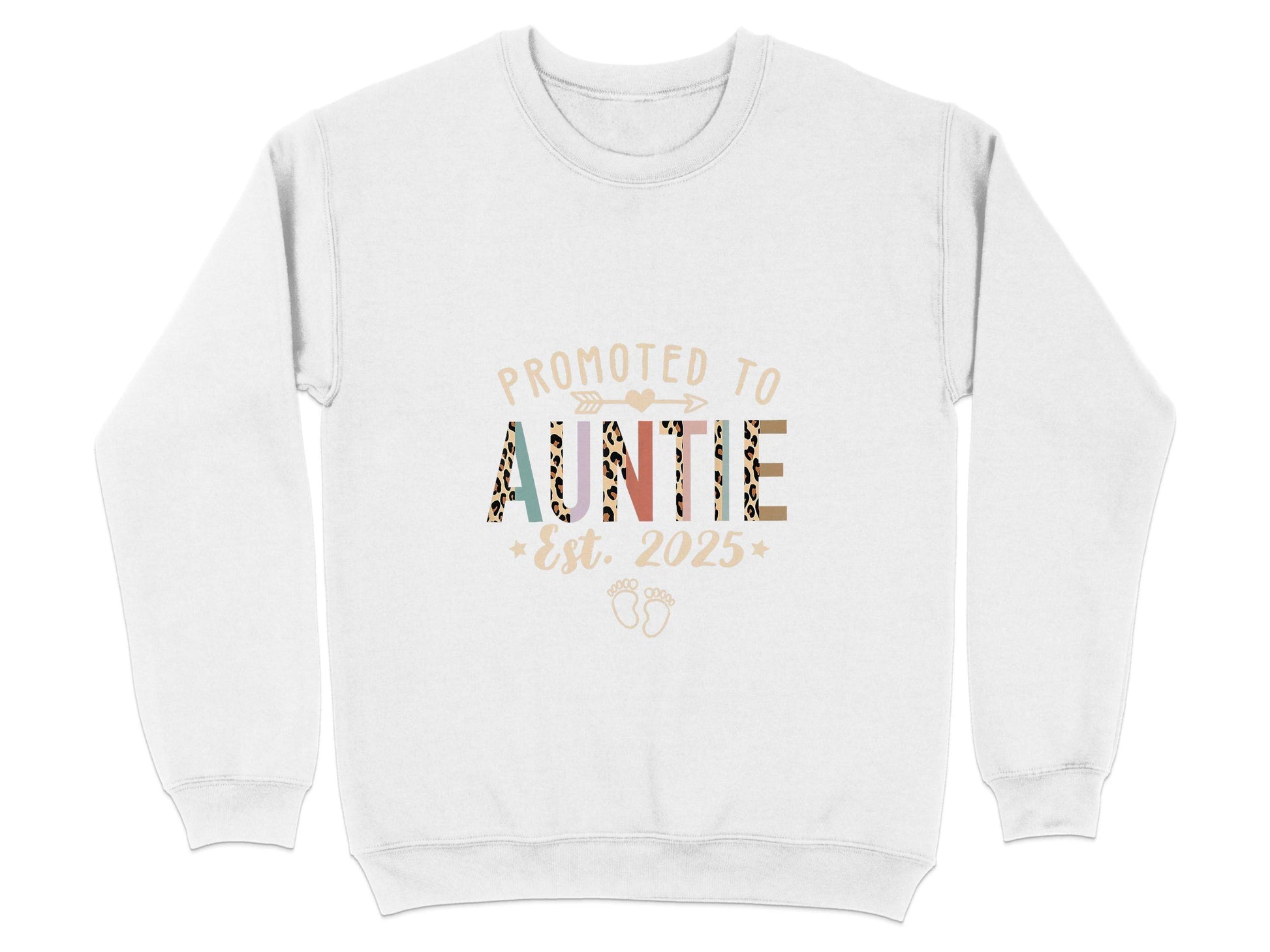 Promoted To Auntie Est 2025 Cute Design Baby Sweater - Design & Vybe