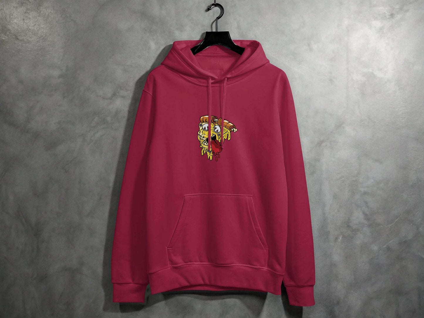 Monstrous Melting Pizza Slice Graphic Design Hoodie - Design & Vybe