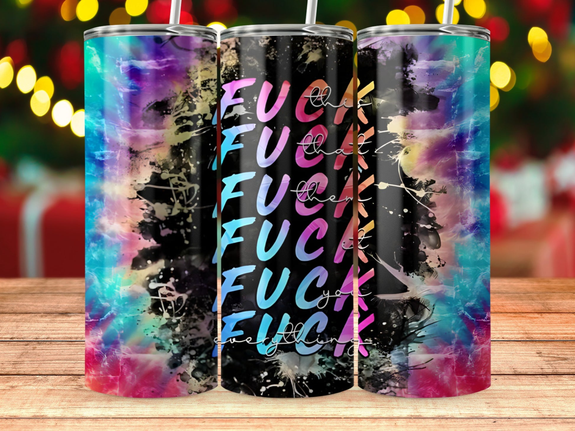 Colorful Graphic Insulated Tumbler Cup Product