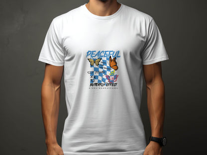 Peaceful Butterfly Effect Design T-Shirt - Design & Vybe