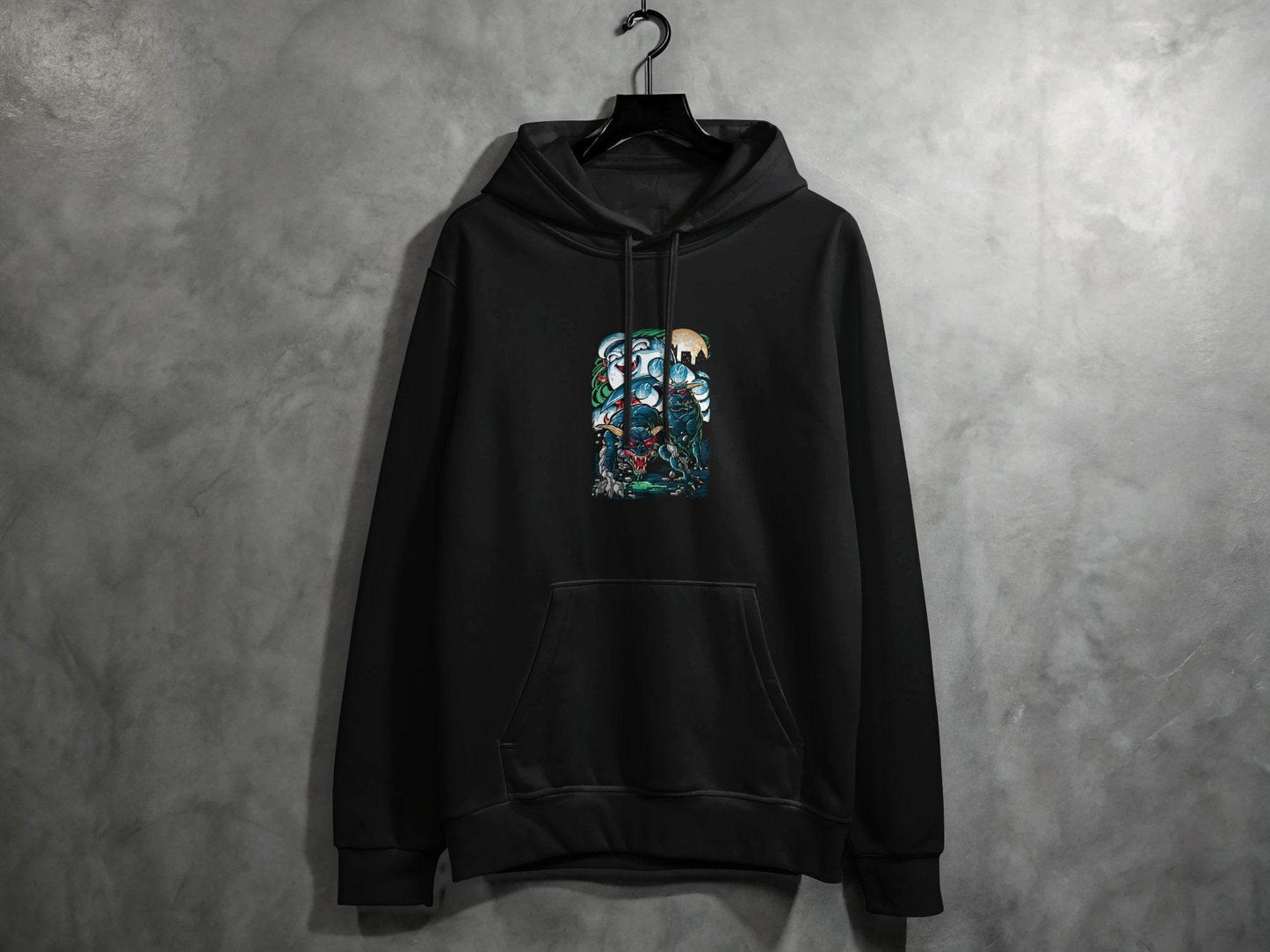 Monstrous Creatures Graphic Design Artwork Hoodie - Design & Vybe