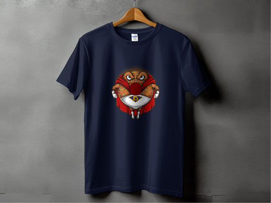 Enchanting Owl Artwork on Dark Blue T-shirt product