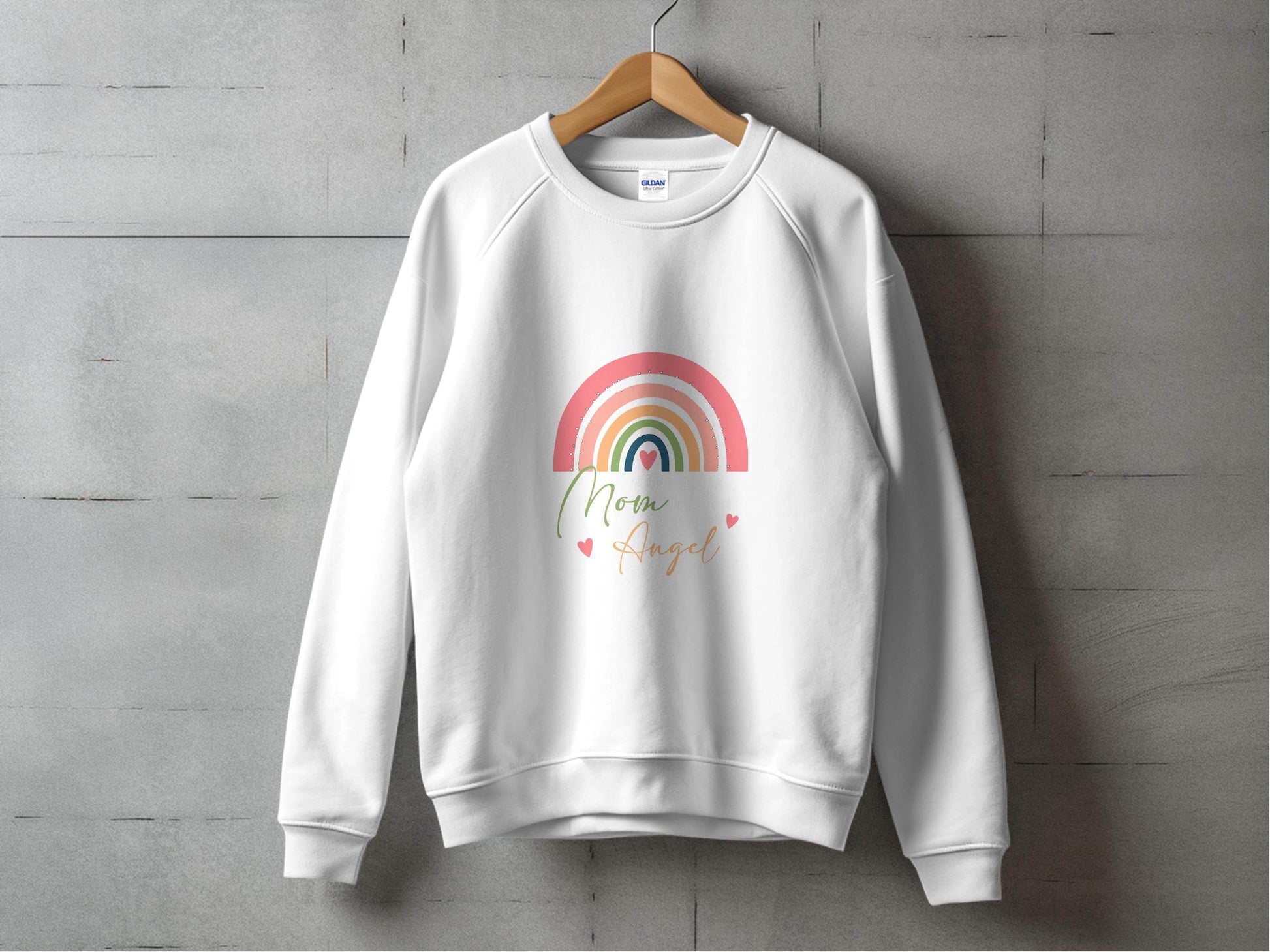 I'm Not Just A Mom To An Angel Mothers Day Sweater - Design & Vybe