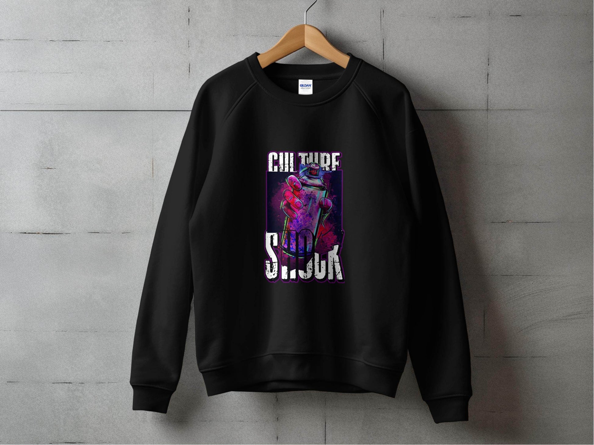 Culture Shock Spray Paint Art Cool Style Sweater - Design & Vybe