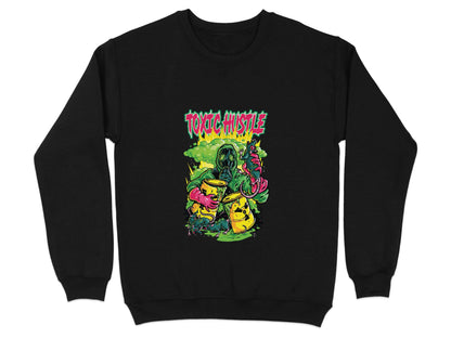 Toxic Hustle Graphic Print Design Sweater - Design & Vybe