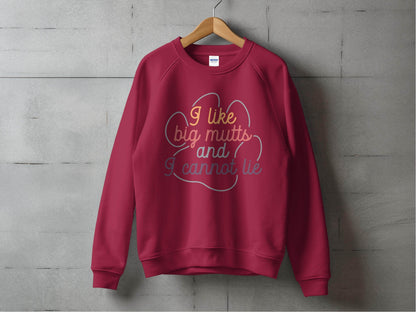 I Like Big Mutts And I Cannot Lie Graphic Design Sweater - Design & Vybe