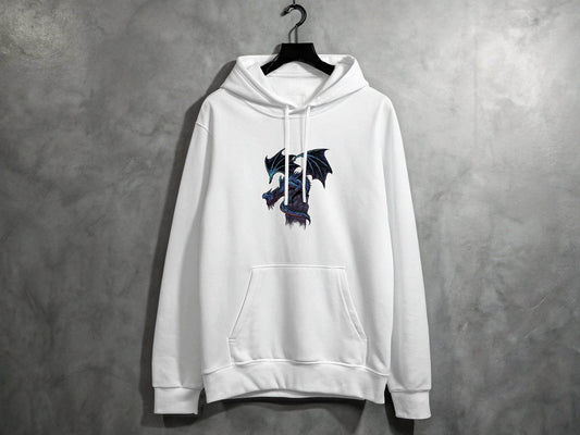 Fierce Dragon Graphic Print Design on Trendy Hoodie - Design & Vybe